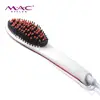 Hot Selling Ceramic Brush New Style Professional Hair Straightener Brush With Removable Comb