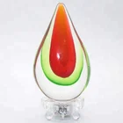 Modern Hand Blown Murano Art Glass Decoration for Homes