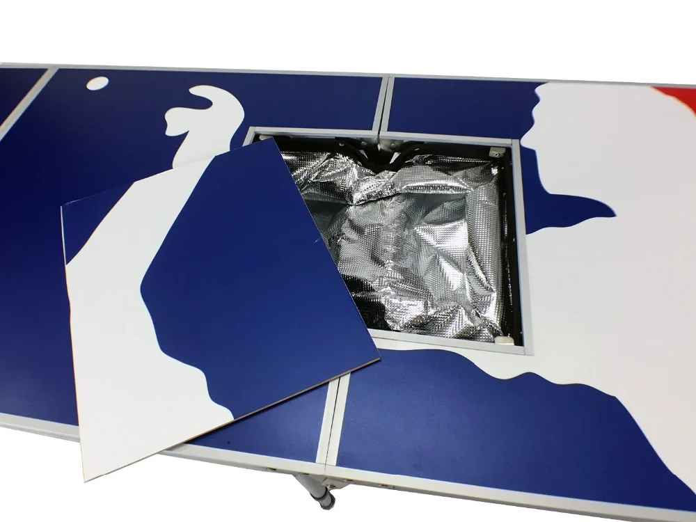 新しいアイスバッグ20158' 氷のような胸のクーラービールポンテーブルアルミポータブル調節可能な折りたたみ式屋内屋外ポンテールゲートパーティーゲーム仕入れ・メーカー・工場