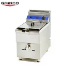 18L gas fryer gf 181/gas air fryer/gas commercial deep fryer thermostat