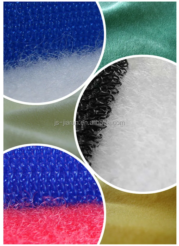 Polyester Pad Adhensive Mop Velcro Boucle Velcro Tissu En Rouleau