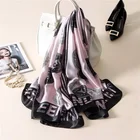 China Yiwu premium silk stain printed scarves hijab for malaysia women designer shawls