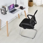 Chinese office furniture full mesh visiting kneeling conference room chair without wheels