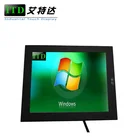 15" fully sealed aluminum casing waterproof high brightness touch screen monitor for outdoor kiosk