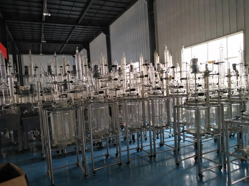 SF-200l    200L Jacketed Glass Reactor price