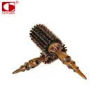2018 new hot selling Salon / Household wooden hair brush boar nylon bristle brush