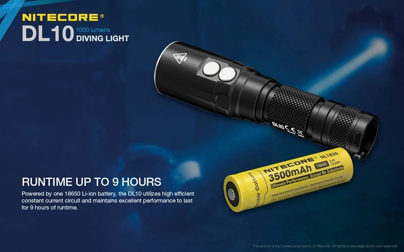 Nitecore DL10 Diving Light (12)
