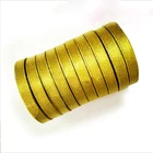 Fashion design gold metallic horse ribbon gift packing bow