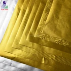 China supplier one face metallized foil wrapping paper embossed metallic paper