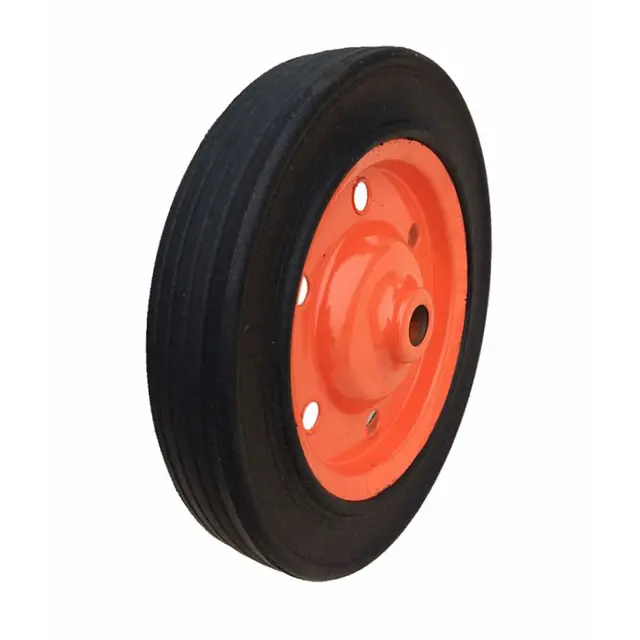 13 inch solid wheel rubber powder tires for wheelbarrow