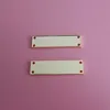 fashion cheap blank name plate/label plate with inserting ID card