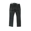 Guangzhou jeans men trousers stretch denim pants men mid waist straight fit black color resin wash wrinkle wash nice style
