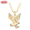 Golden Eagle Pendant Fashion Owl Women Men Hiphop Necklace Jewelry Pendant