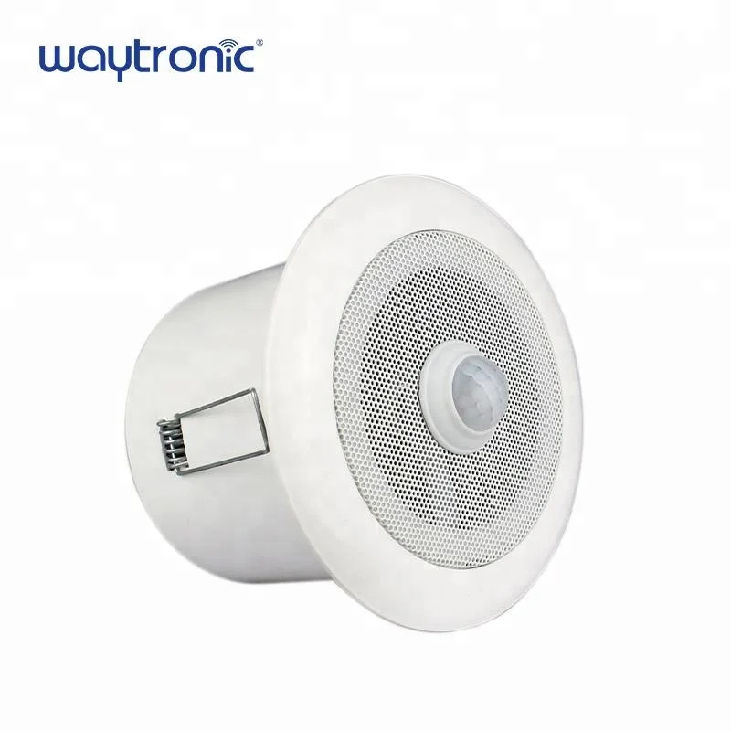 Microwave Motion Sensor Induction Ceiling Mount 14W MP3 Audio Amplifier Speaker - ANKUX.COM