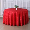 High Quality Red Damask Table Cloth Fabric For Wedding And Party