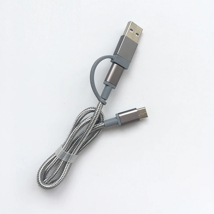 Fast Charging 1m 2 in 1 USB C to Type C Cable Data Transfer Cable - ANKUX.COM