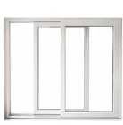 PVC Glass Slide Window Vinyl UPVC Window Outdoor Toilet Window