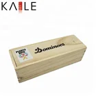 High quality domino in wood box with custom logo doomino