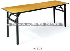 エレガントなスタイルトップロング折り畳み式pvc狭いyt12a結婚式用テーブル仕入れ・メーカー・工場