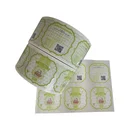 Printing Custom Self Adhesive Frozen Paper Food Logo Package Private Stickers Label For Baby Food Pouch