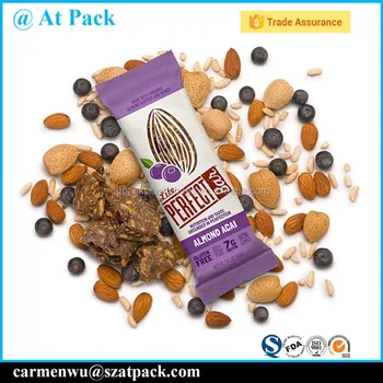 Custom Printed Heat Sealable Energy Bar Packaging Custom Printed Heat Sealable Energy Bar Packaging