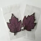 Bulk Maple Leaf Shape Car Vent Paper Air Fresher / Hanging Car Air Freshener With Customs Logo