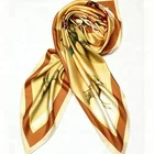 Hangzhou Factory Silk Fashion Bandana Custom Digital Printed Twill Silk Scarf