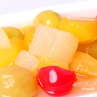 new crop canned fruit cocktail mixed fruit cocktail in syrup in LS in light syrup in pear juice