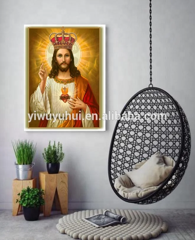 Иисус холст ручная роспись алмазов картина вышивки крестом