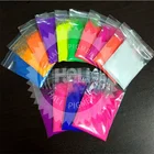 12 colors,1000g Each Color Fluorescent Powder Pigment for Paint Cosmetic Lipstick Soap Neon powder Nail Art Polish