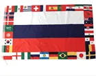 Cheap stock 2018 world cup 3x5ft Polyester National Country Russia Flags
