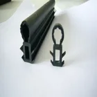 Black Rubber Black Seal Strip Rubber Supply Black EPDM Rubber Sealing Strip For Car