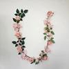 1.85m pink hanging rose flower decoration for wedding artificial flower wholesale garland