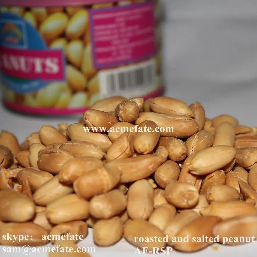 canned roasted salted peanuts kernel in tins