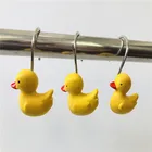 Factory Direct Infauna Resin Shower Curtain Hook,Decorative Home Bathroom duck Shower Curtain Hooks