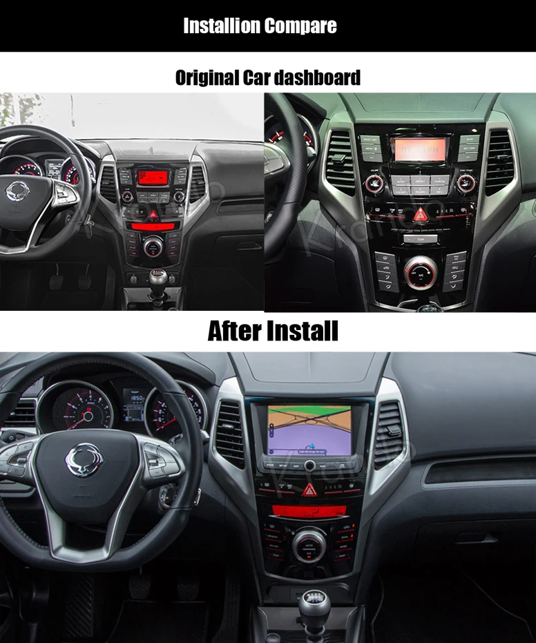 car radio for ssangyong tivoli navigation