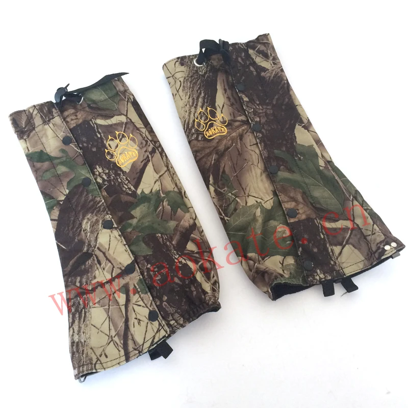 Camo Hunting Leg Gaiter With Zipper Close To Well Protect Your Leg