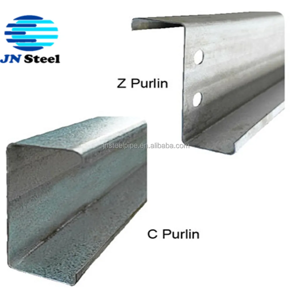 metal furring galvanized steel metal purlin/profile