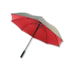 Anti-UV aluminium shaft spring auto open straight umbrella