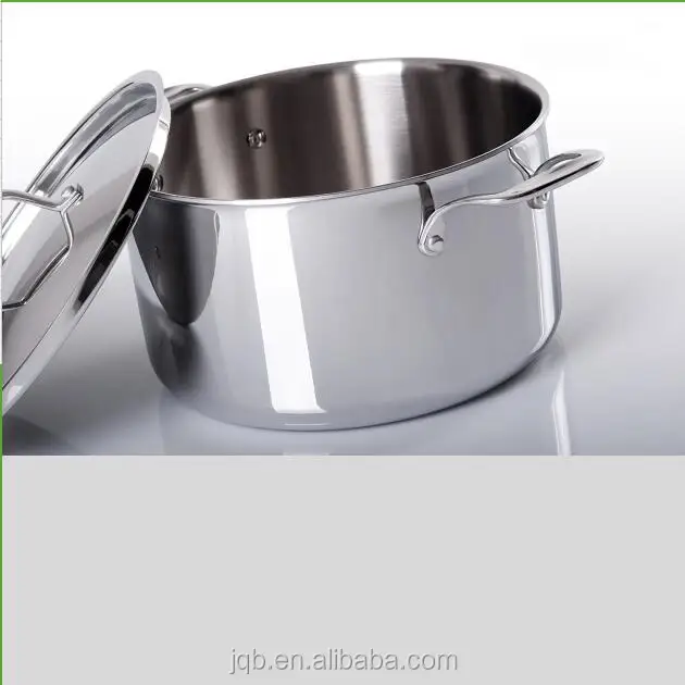 Direct manufacturer 6QT Stainless Steel Casserole Set with lids