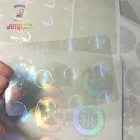 Hot sale transparent pvc card /id overlay hologram card/custom hologram stickers