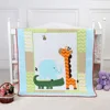Wholesale Cartoon Elephant Giraffe Crocodile 100% Cotton Quilted Comfort Children Kids Quilt