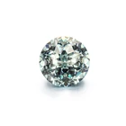 Blue color moissanite Jubilee cut gemstone for jewelry