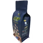 custom printed Eco-friendly Material 12oz flat bottom zip lock coffee bag foil coffee bags
