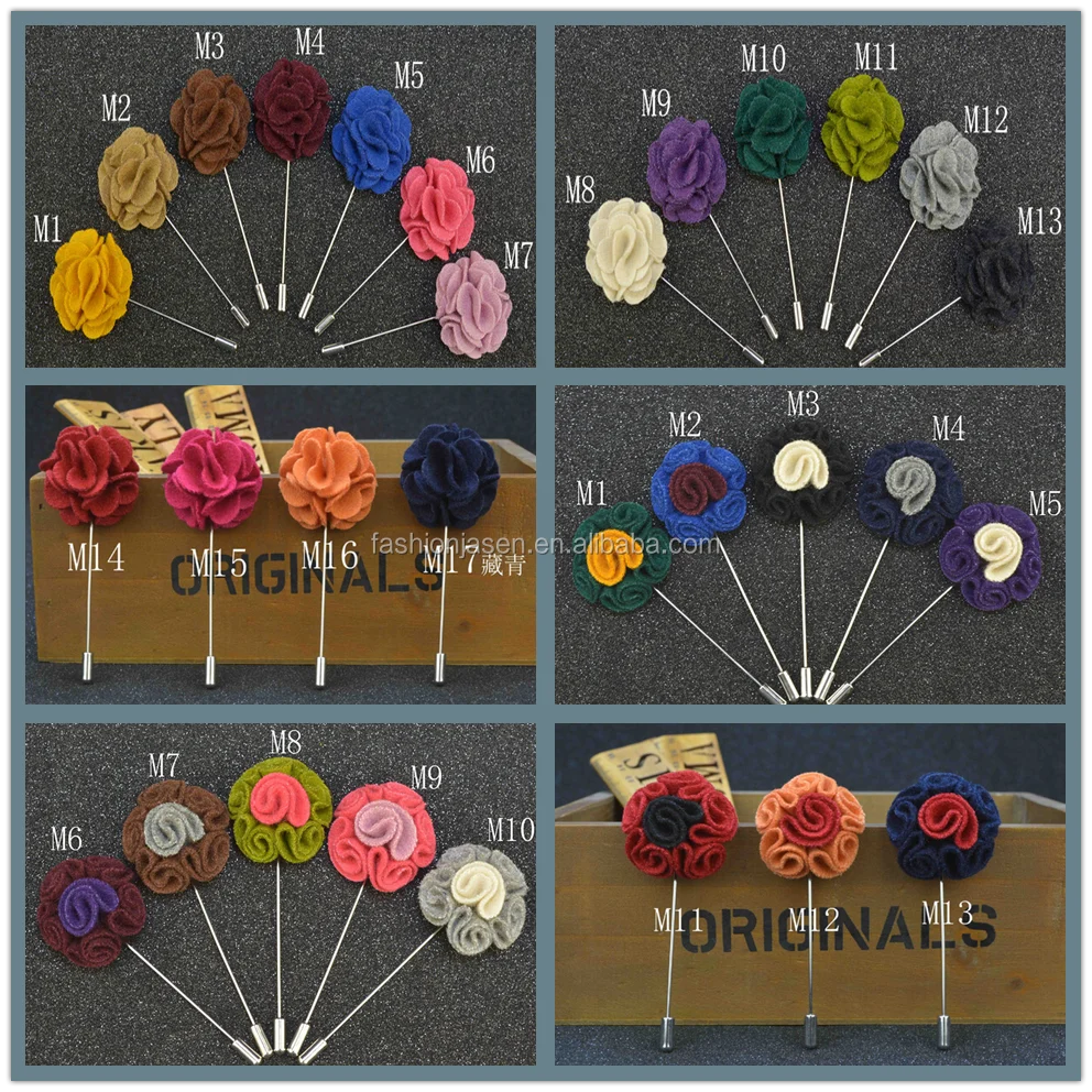 wholesale wedding flower pin, men wedding brooch pin