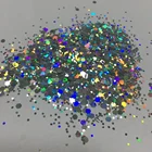 Bulk Glitter Laser Holographic Silver Color Powder