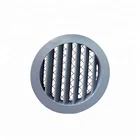 HVAC ventilation Round return grill air louver Welded insect screen