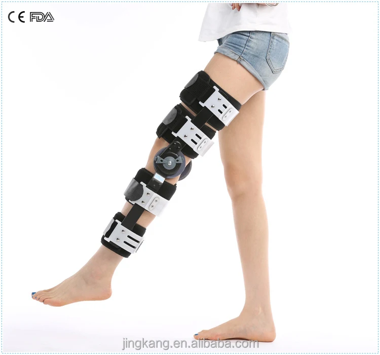 Breathable Metal Knee Support Orthopedic Knee Walker For Soft Tissue