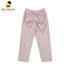 4ECK0562018 Latest Design New Fashion Baby Clothing bowknot Pants Girls Kids Leggings