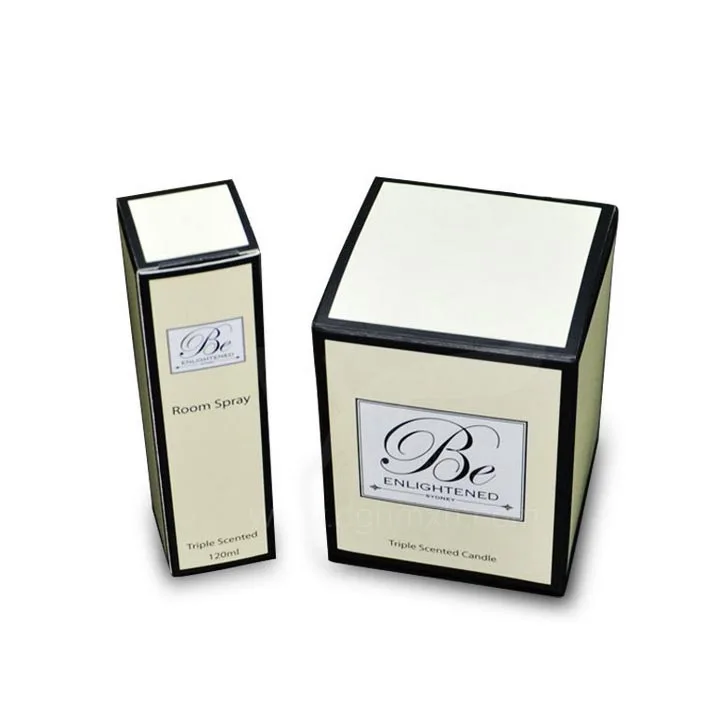 high quality cardboard packaging box for candle /perfume gift